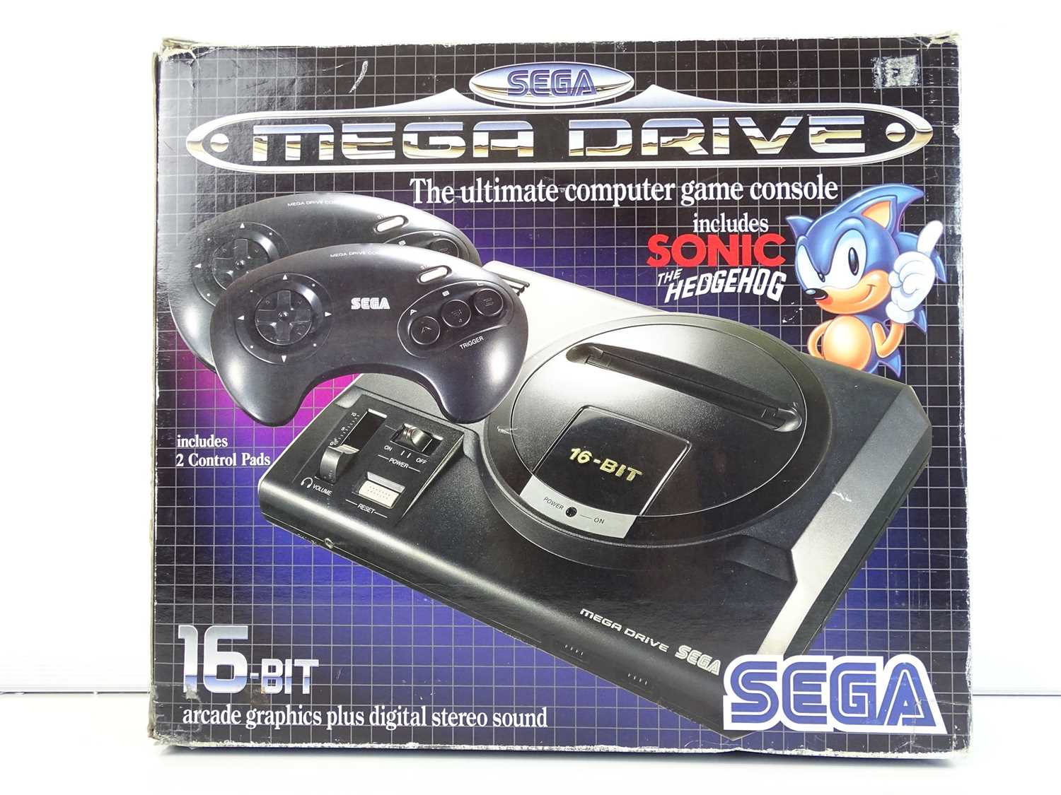 Lot 19 - Sega Mega Drive video games console including...