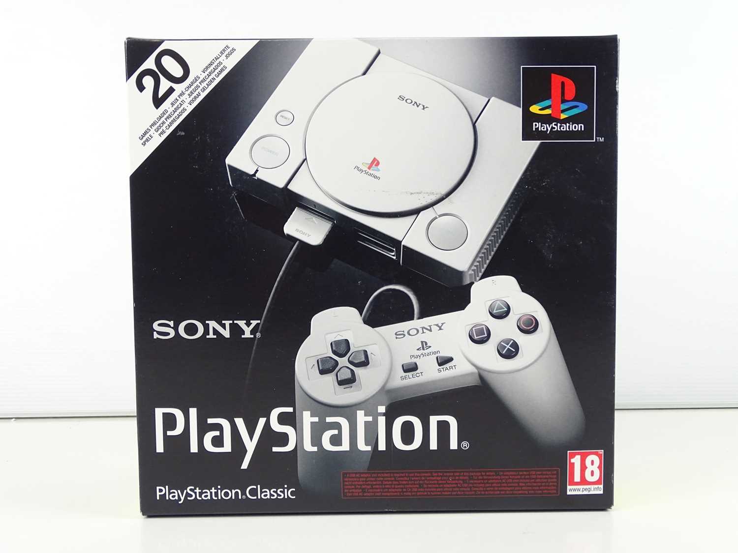 Lot 27 - Playstation Classic mini console - released in...