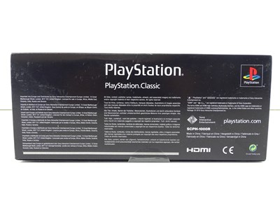 Lot 27 - Playstation Classic mini console - released in...