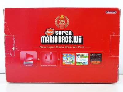 Lot 31 - Super Mario Bros 25th Anniversary Wii console -...
