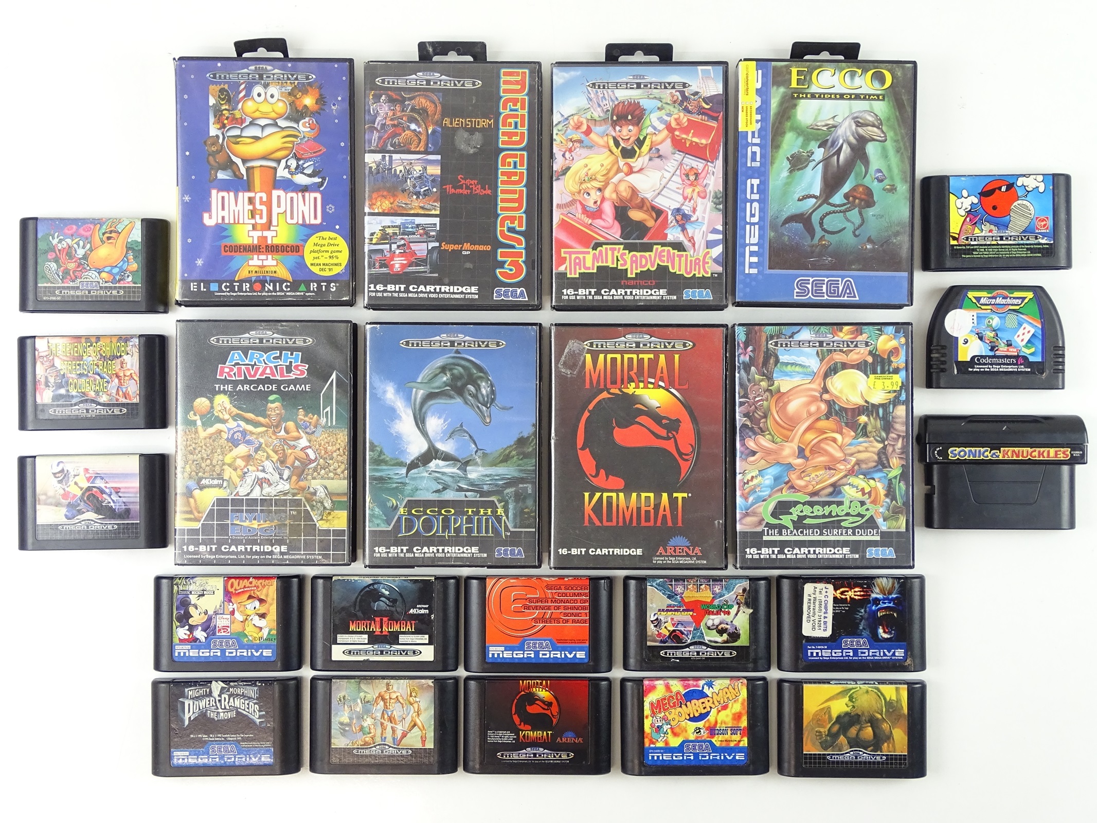 Lot 61 - Sega Mega Drive games - 8 in original cases