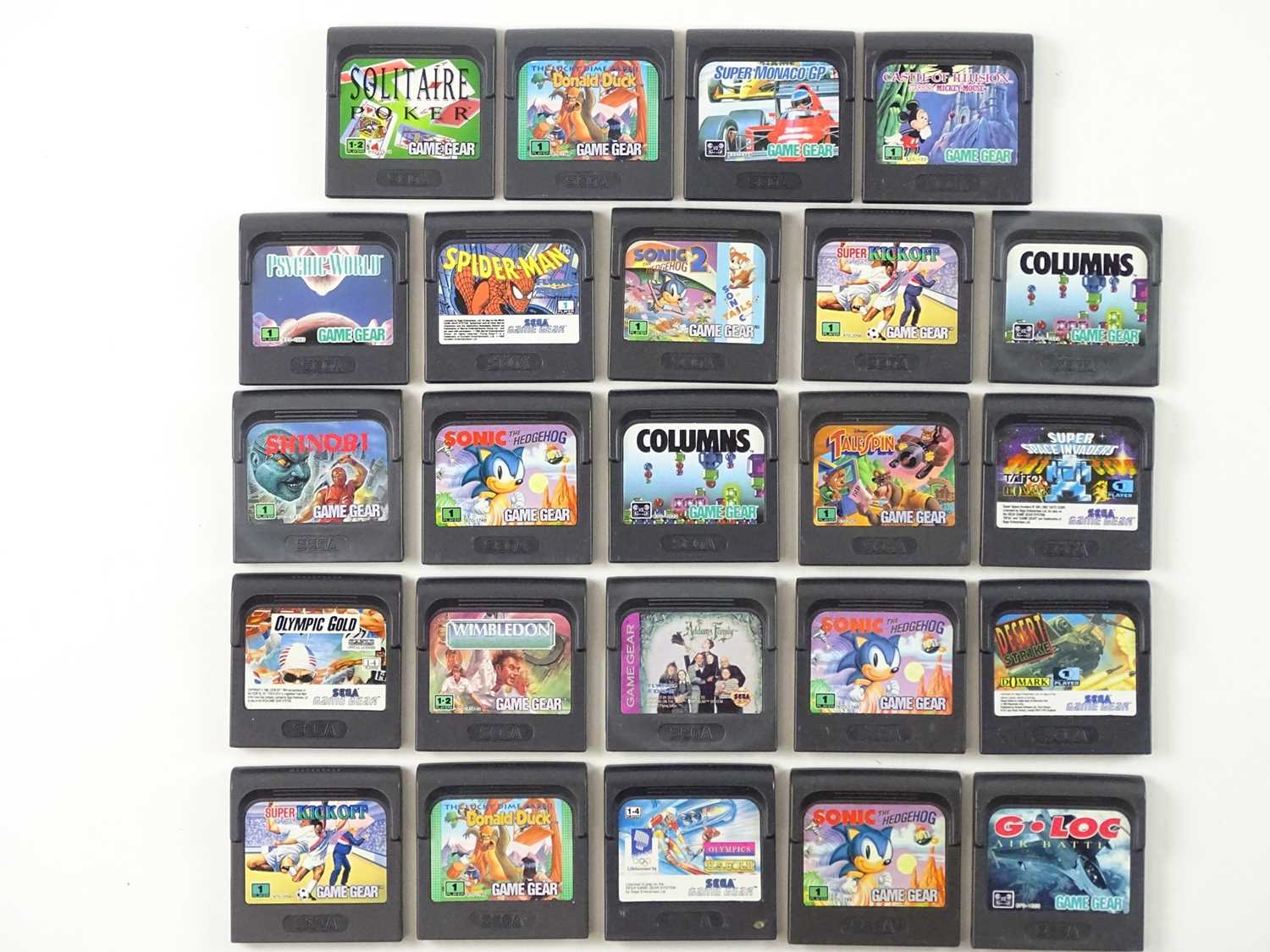 Lot 67 - Sega Game Gear games - 5 in cases including...