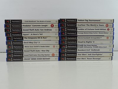 Lot 74 - Playstation 2 games including Tekken Tag...