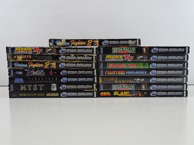 Lot 90 - Sega Saturn games including World Cup Golf,...
