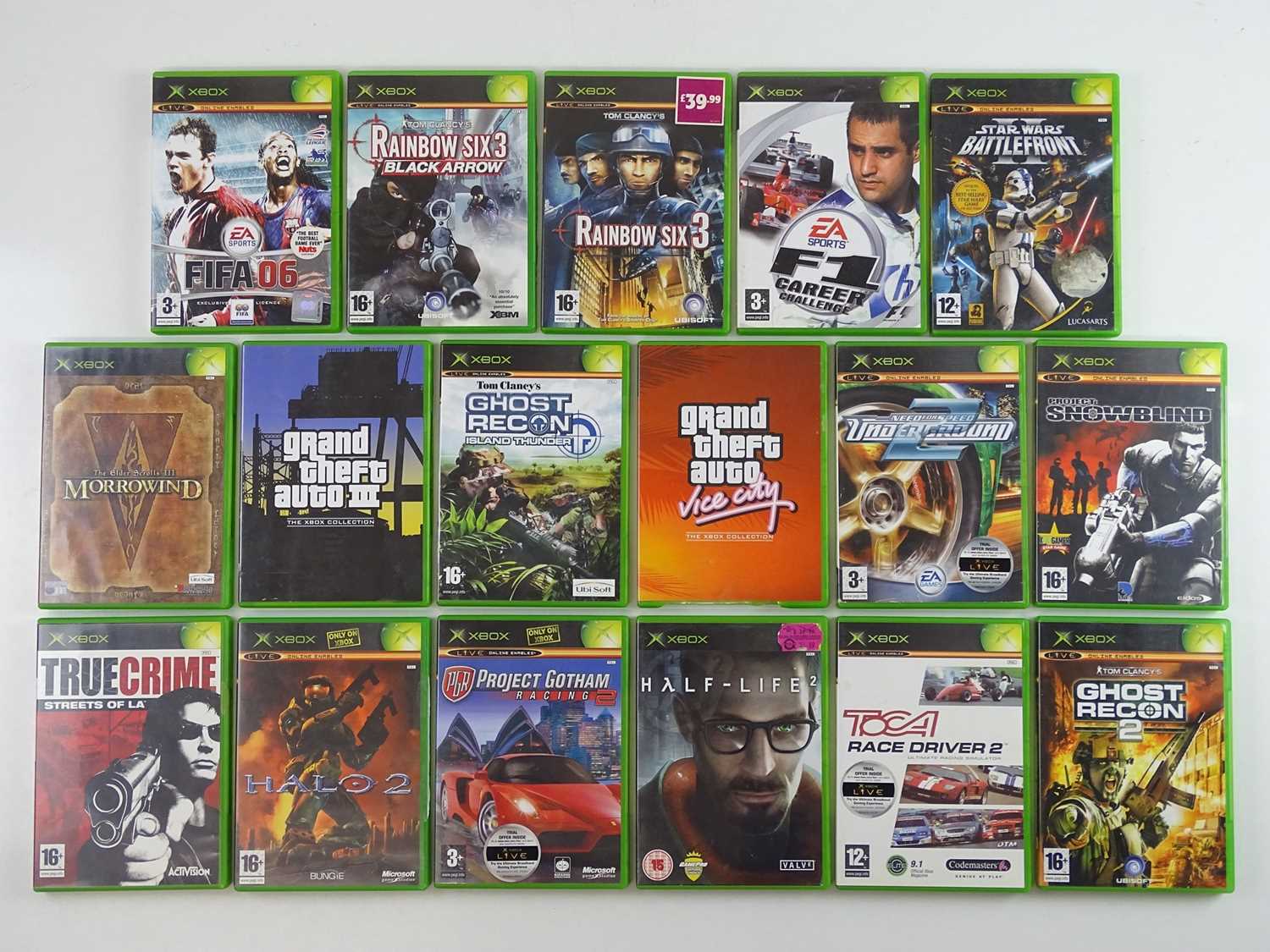 Lot 94 - Original Xbox games including Fifa 06, Halo 2,...