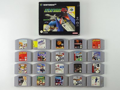 Lot 111 - Nintendo 64 Lylat Wars Game Pak and Rumble Pak...