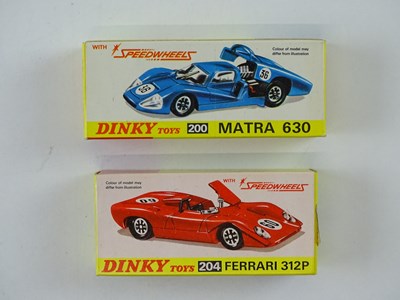Lot 113 - A pair of DINKY Speedwheels issue racing cars...