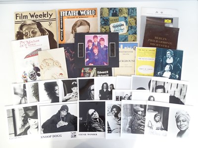 Lot 67 - THEATRE / FILM / MUSIC MEMORABILIA: Comprising...