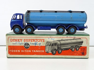 Lot 148 - A DINKY Supertoys No 504 Foden 14-Ton Tanker,...