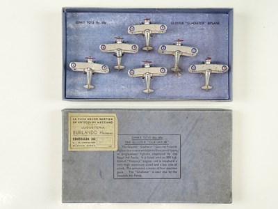 Lot 176 - A DINKY Toys pre-war 60p The Gloster...