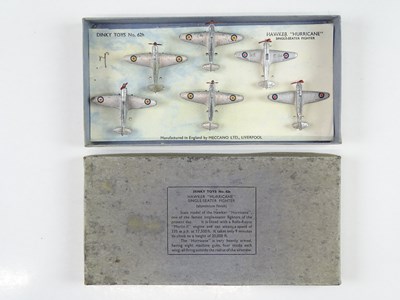 Lot 183 - A DINKY Toys pre-war 62s Hawker 'Hurricane'...