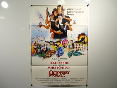 Lot 80 - OCTOPUSSY (1983) A German A1 movie poster and...