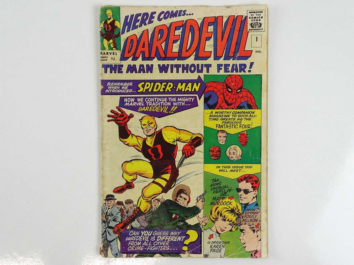 Lot 102 - DAREDEVIL #1 - (1964 - MARVEL - UK Price...