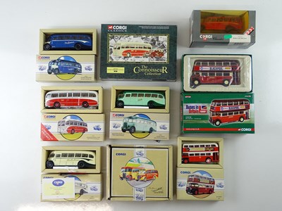 Lot 50 - A mixed group of CORGI CLASSICS buses / bus...