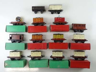 Lot 545 - A group of HORNBY O Gauge wagons, some with...