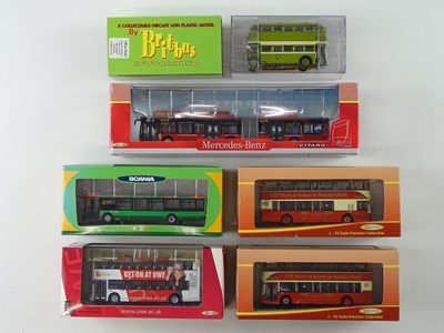 Lot 57 - A group of 1:76 scale buses by CREATIVE MASTER...