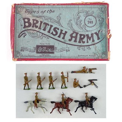 Lot 74 - A BRITAINS No.249 early soldiers set 'Types of...