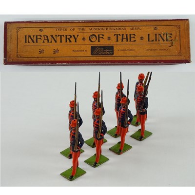Lot 79 - A BRITAINS No.177 early soldiers set 'Types of...