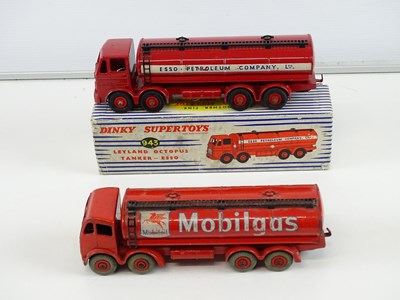 Lot 90 - A DINKY 943 Leyland Octopus tanker in Esso...