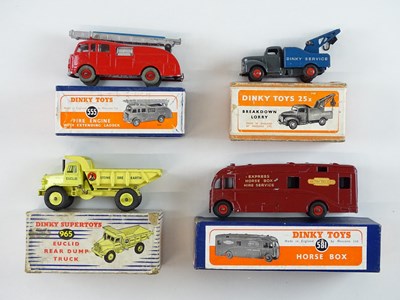 Lot 91 - A group of DINKY toys comprising 25x, 555, 581...