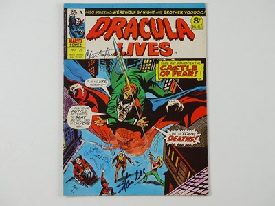 Lot 20 - DRACULA LIVES # 29 - SIGNED STAN LEE +...