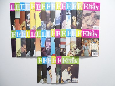 Lot 303 - ELVIS - a group of 'Elvis Monthly' magazines -...