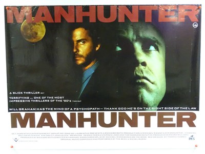 Lot 35 - MANHUNTER (1986) - UK quad - rolled (1 in lot)