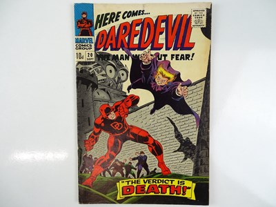 Lot 142 - DAREDEVIL #20 - (1966 - MARVEL - UK Price...