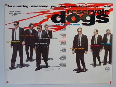 Lot 42 - RESERVOIR DOGS (1992) - British UK Quad film...