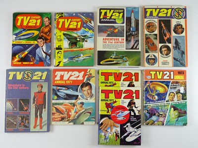 Lot 528 - A group of GERRY ANDERSON'S 'TV 21' annuals (9...