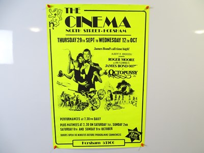 Lot 67 - JAMES BOND: OCTOPUSSY - Dayglo poster - The...
