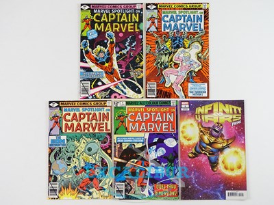 Lot 92 - CAPTAIN MARVEL (MARVEL SPOTLIGHT) & INFINITY...