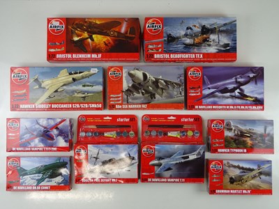 Lot 104 - A group of 1:72 scale unbuilt AIRFIX military...