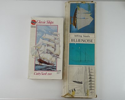 Lot 123 - A pair of 1:130 scale unbuilt ship kits...