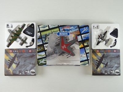 Lot 127 - A group of three military aircraft models - G...
