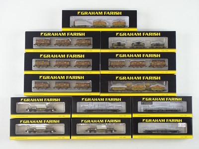 Lot 140 - A quantity of GRAHAM FARISH N gauge bogie...