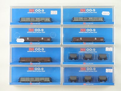 Lot 176 - A group of PECO 009/HOe narrow gauge bogie...