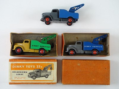 Lot 22 - A group of DINKY 25x Breakdown Lorries - 3...