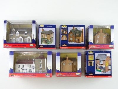 Lot 351 - A group of BACHMANN SCENECRAFT OO gauge resin...