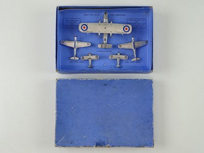 Lot 61 - A DINKY Toys pre-war 61 R.A.F Aeroplanes set...