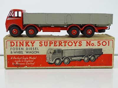 Lot 80 - A DINKY 501 Foden 8-wheel Wagon, 1st style cab...
