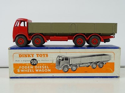 Lot 82 - A DINKY 501 Foden 8-wheel Wagon, 2nd style cab...