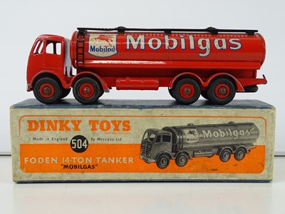Lot 84 - A DINKY 504 Foden 14-ton tanker "Mobilgas",...