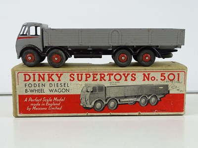 Lot 85 - A DINKY 501 Foden 8-wheel Wagon, 1st style cab...
