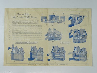 Lot 95 - A DINKY pre-war 'Dolly Varden' Dolls House...