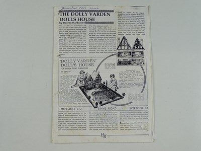 Lot 95 - A DINKY pre-war 'Dolly Varden' Dolls House...