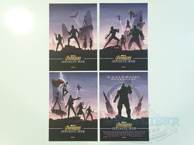 Lot 138 - AVENGERS : INFINITY WAR (2018) - A group of 4...