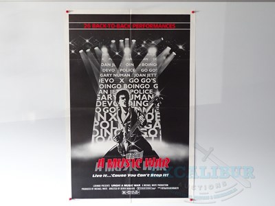 Lot 190 - URGH! A MUSIC WAR (1981) - A US one sheet...