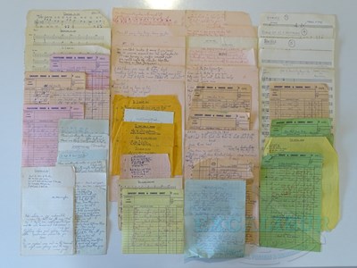 Lot 245 - A selection of handwritten lyrics and music...