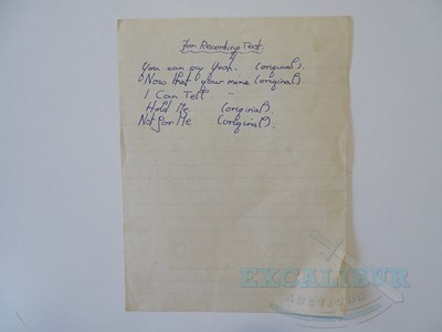 Lot 249 - A selection of Roy Wood/The Move memorabilia...